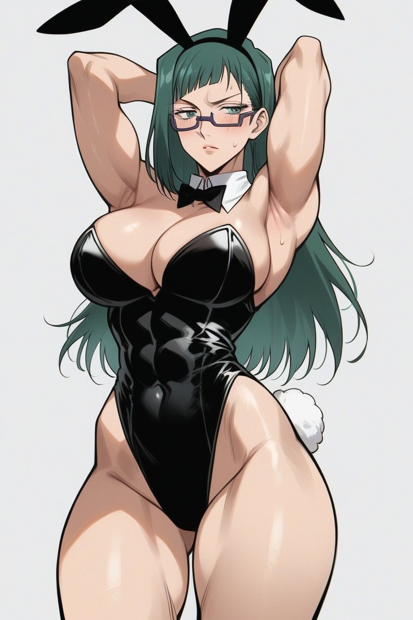 Front View, Cleavage, Simple Background Hentai AI Porn