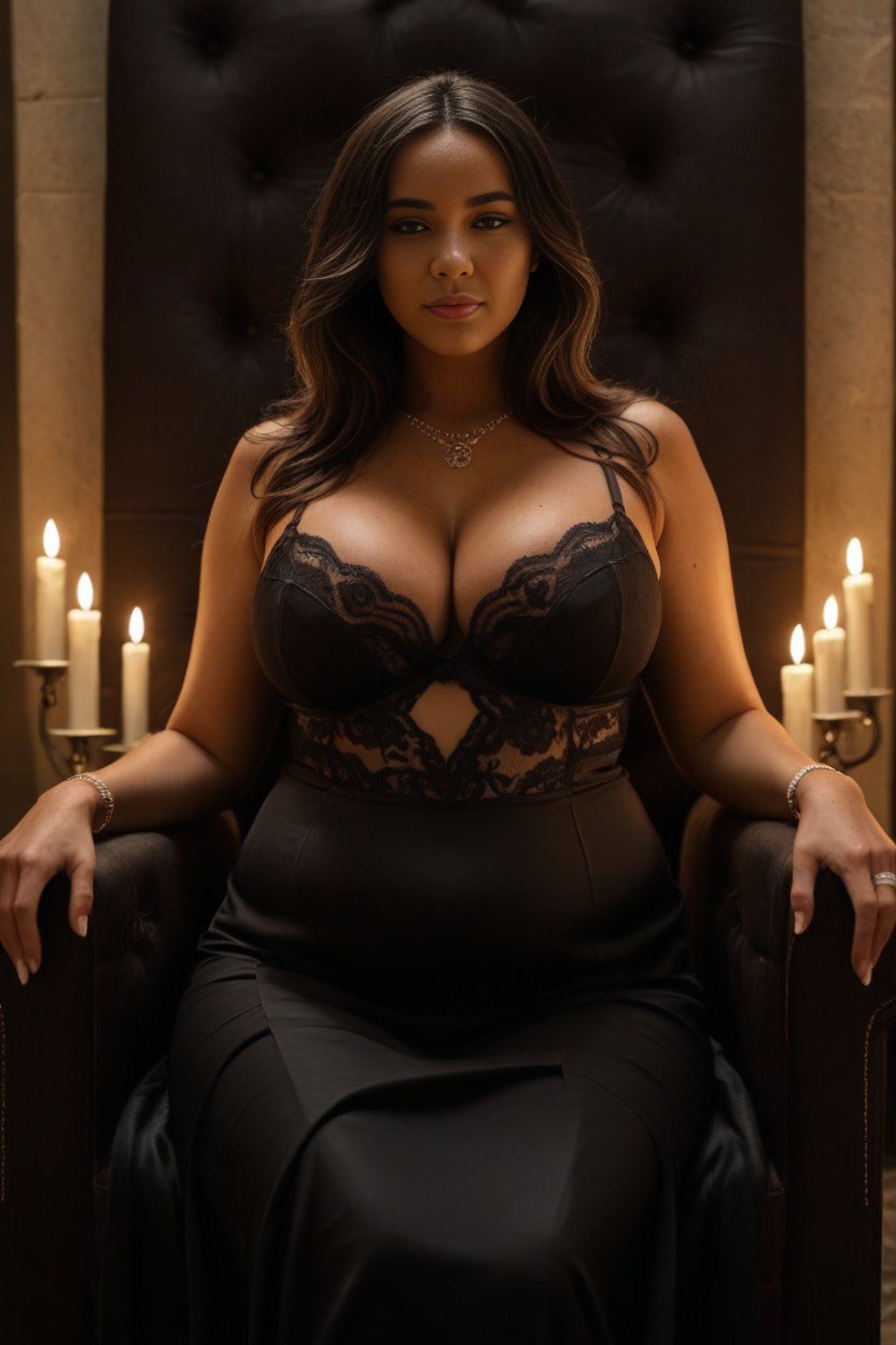 Not Flawless, And That Quiet Flex Energy, Thick Ebony AI Porn