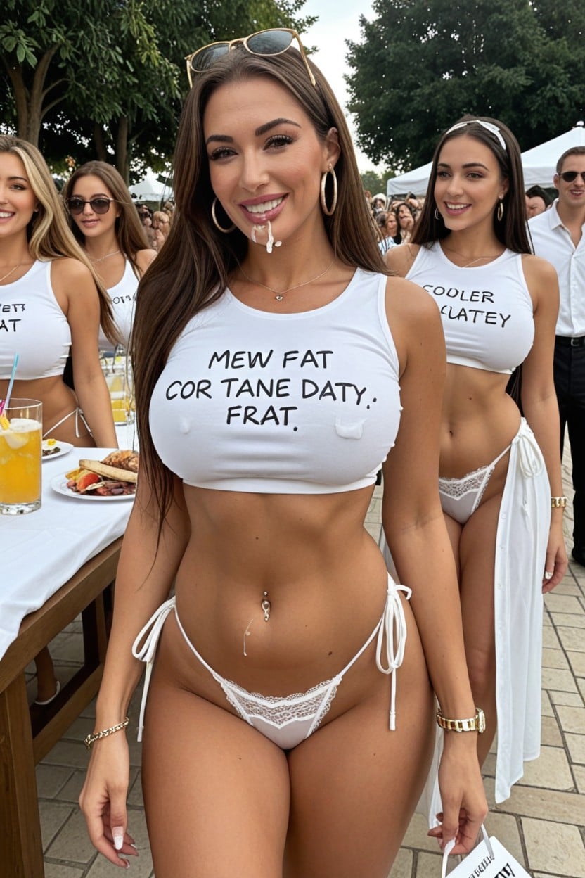 Greek Letters In Background, Bimbo, In Background Porno MILF IA
