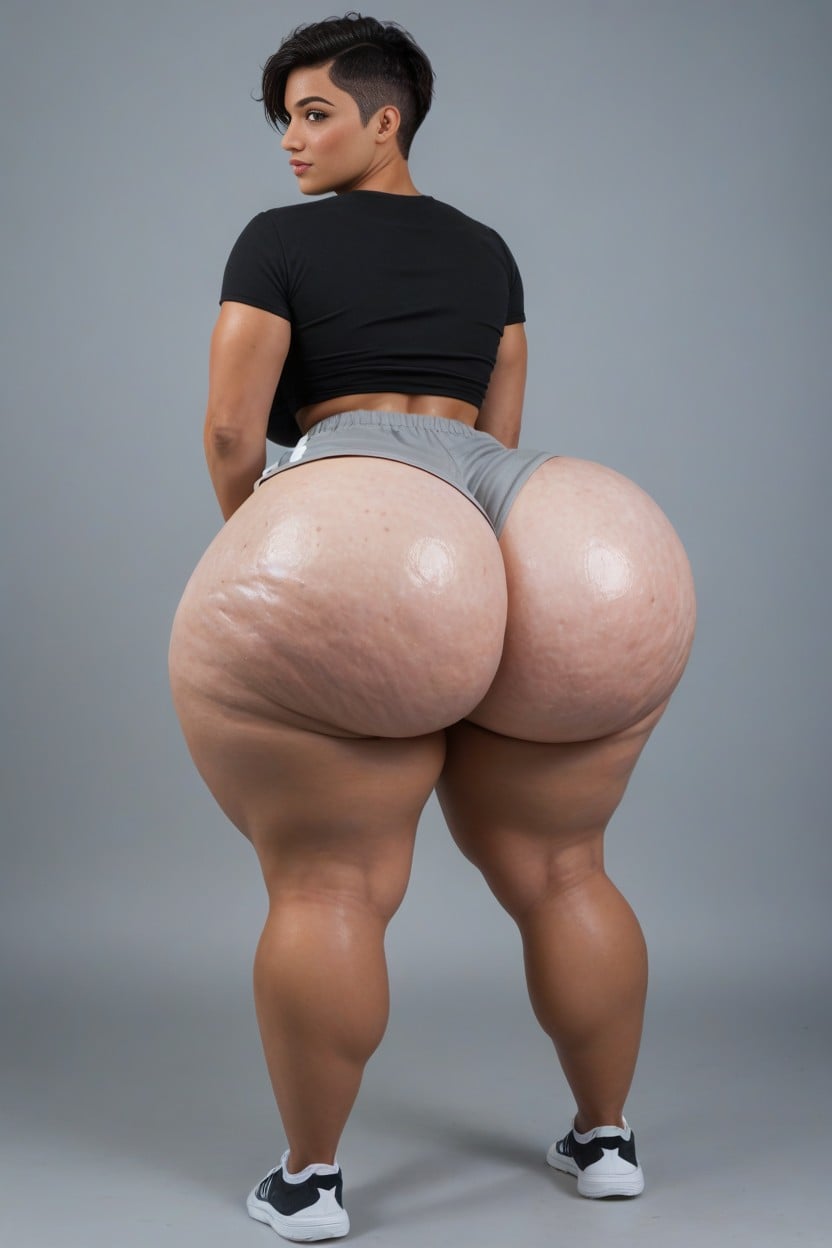 Massive Quads And Hamstrings, Tomboy, Massive Calves AI Porn