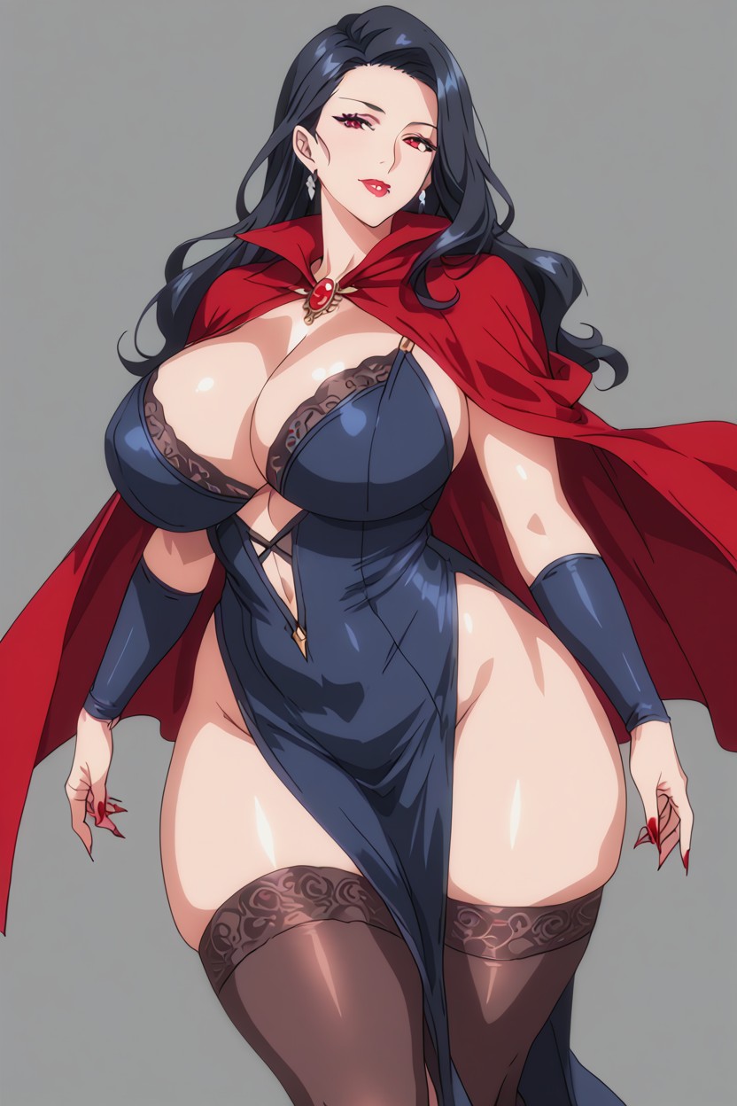 Long Hair, Model Pose, Confident AI Porn