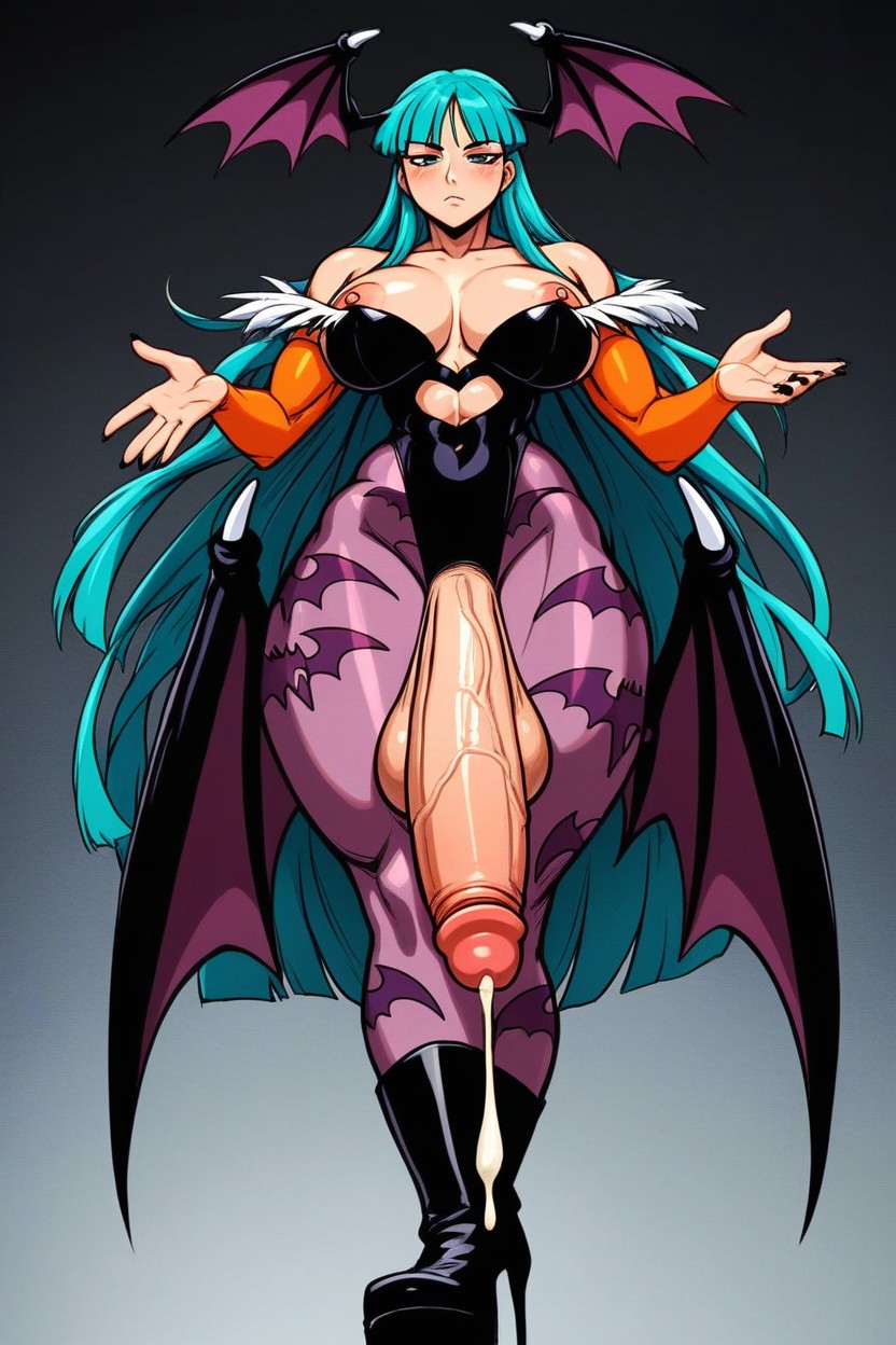 Transgénero, Thick Thighs, Looking Down At Viewer Porno IA Hentai