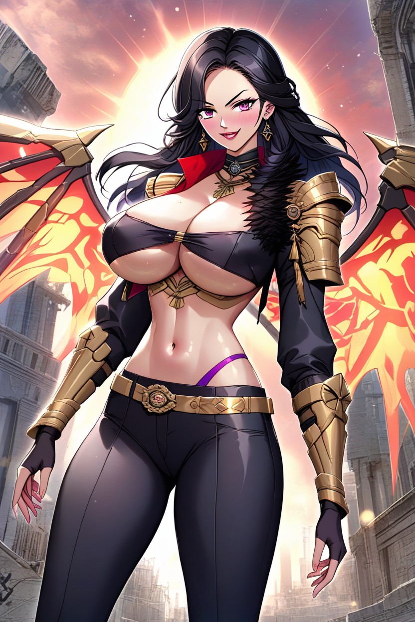 "nihilister From Goddess Of Victory Nikke", "oriana Thomson From Toaru Majutsu No Index", Gold Belt Hentai AI Porn