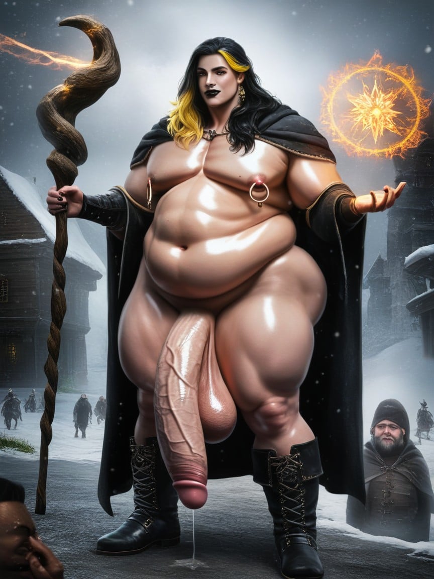 Broad Shoulders, Black Medieval Boots, Morbidly Obese Porno IA Gay