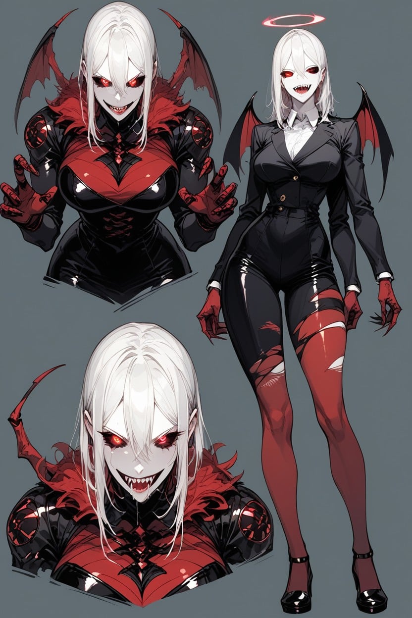 Evil, Rounded Breast, Pale Skin Hentai AI Porn
