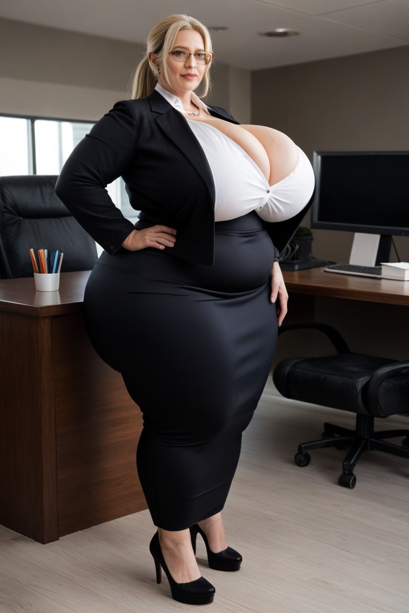 Tits Bigger Than Head, Hyper Thighs, 30+ BBW AI Porn