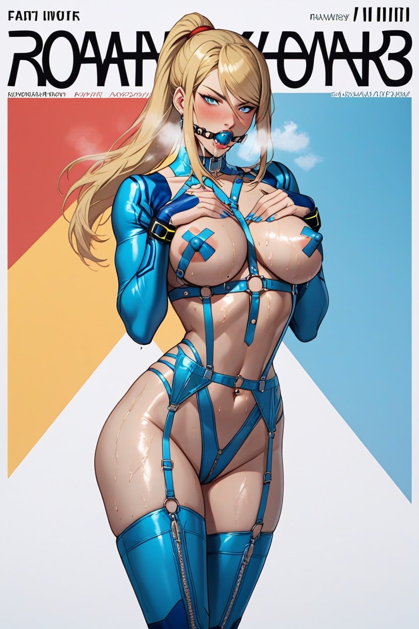 Large Ass, Standing, Magazine Cover Hentai AI Porn