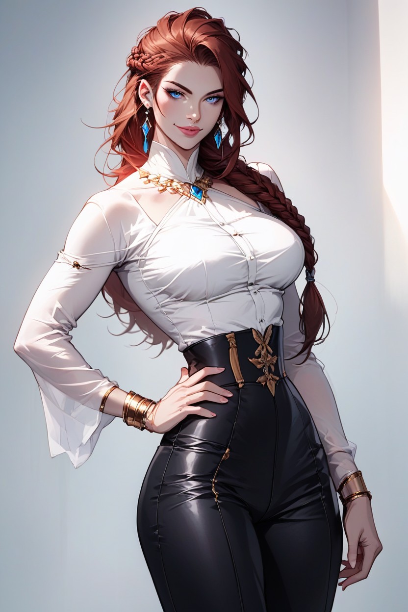 Realistic Style, Seductive Smile, Straight Hentai AI Porn