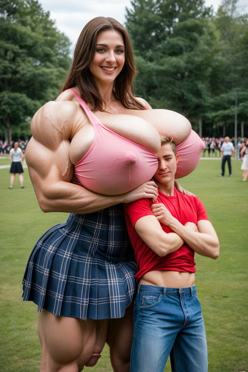 Futa Hugging Man, Futa On Male, Huge Erected Nipples Porno shemale IA