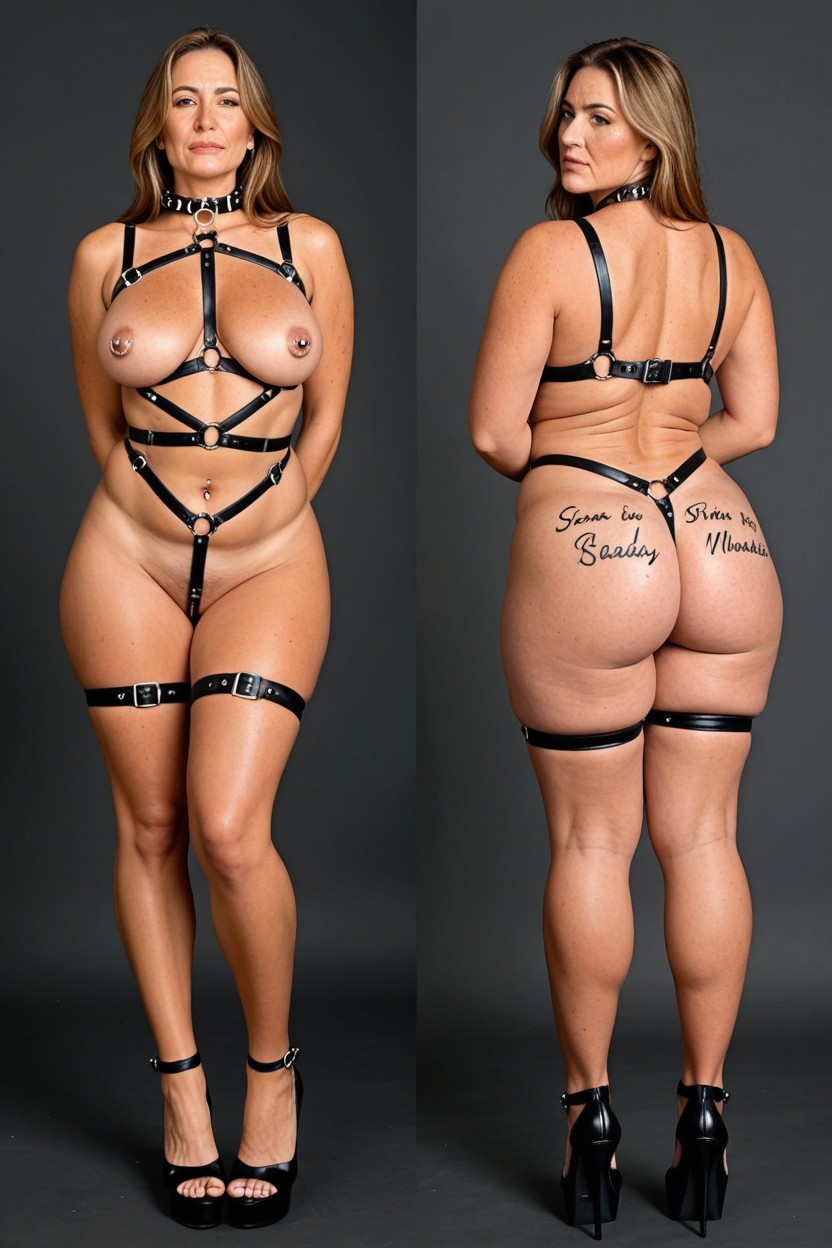 Shabby Appearance, Old Wrinkled Skin, Thick MILF AI Porn