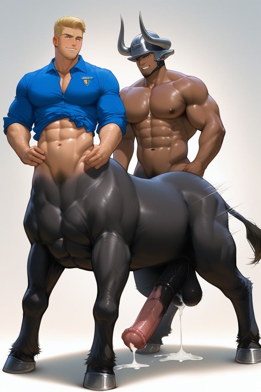 Creampie, Gigantesco, Minotaur Porno gay IA
