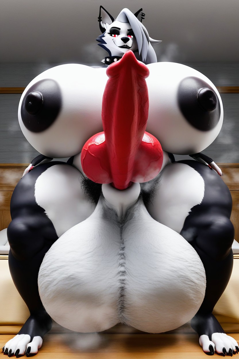 Steamy, Giant Toes, Biting Lip Furry AI Porn