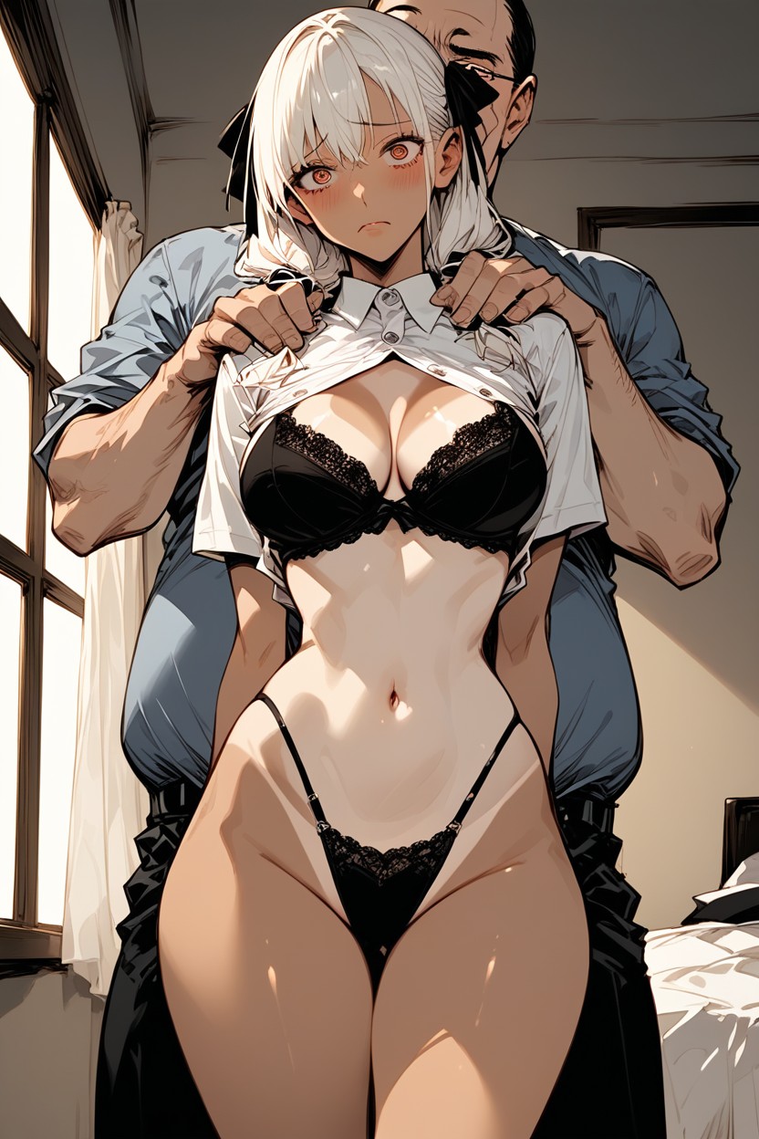 Tan, Sad, Big Ass Hentai AI Porn
