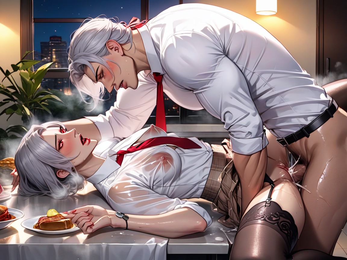 Massive Eyes, Perfect Face, Small Breasts Hentai AI Porn