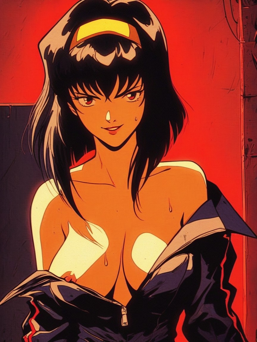 Film Grain, Dynamic Close Up Bust Framing, Alluring Lean To Viewer Hentai AI Porn