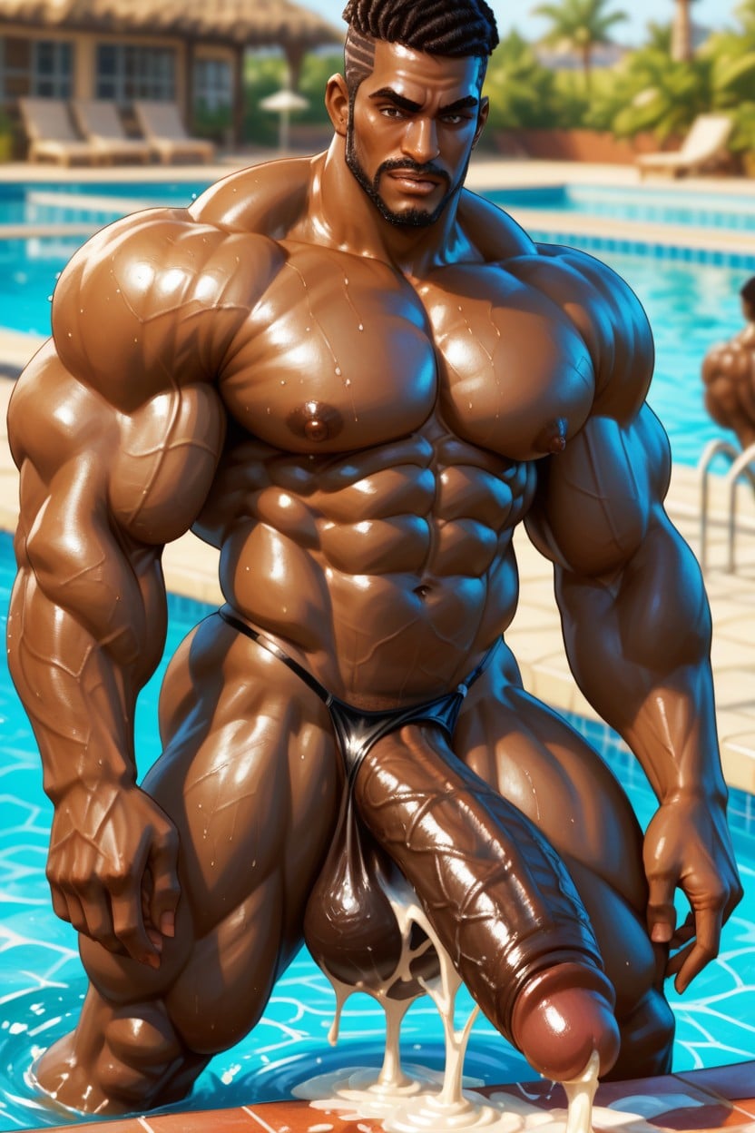 Black Skin, Africaine, Man Porno IA Gay