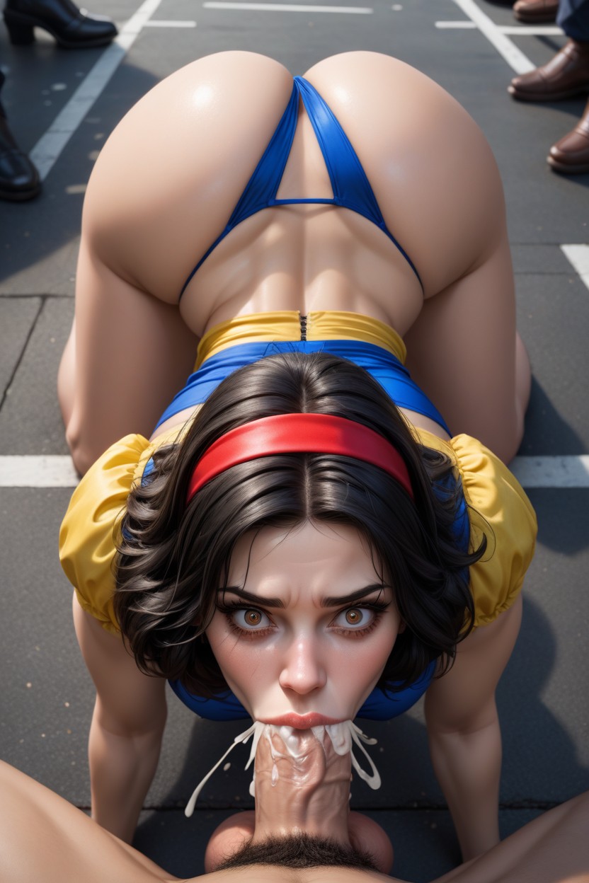 Dynamic Angle, Wide Eyes, Worried AI Porn
