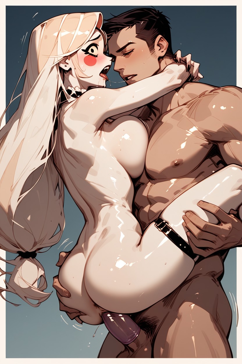 Extreme Wide Open Eyes, Carry Sex, Straps In Arms Hentai AI Porn