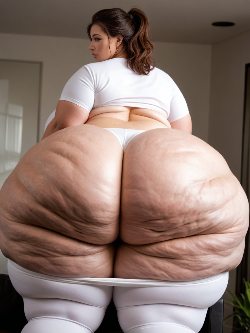 Cellulite, Hyper Thick Thighs, Hyper Obese AI Porn