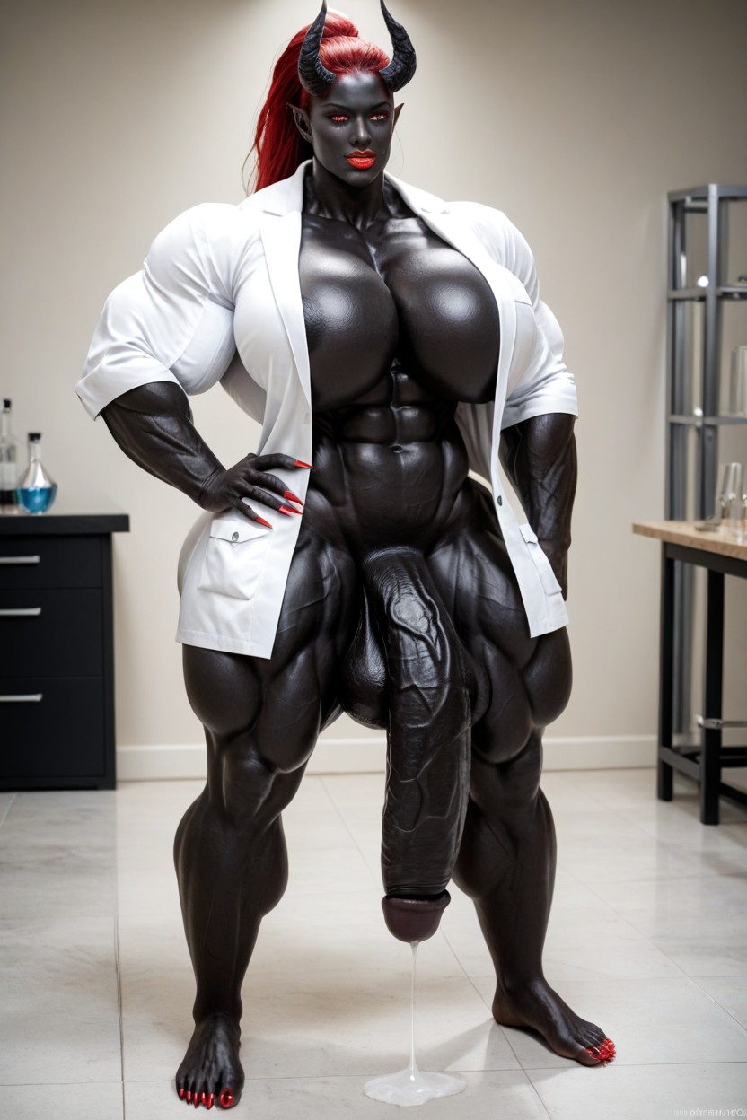 Giantess, Thick Thighs, Big Claws Porno IA transsexuelle