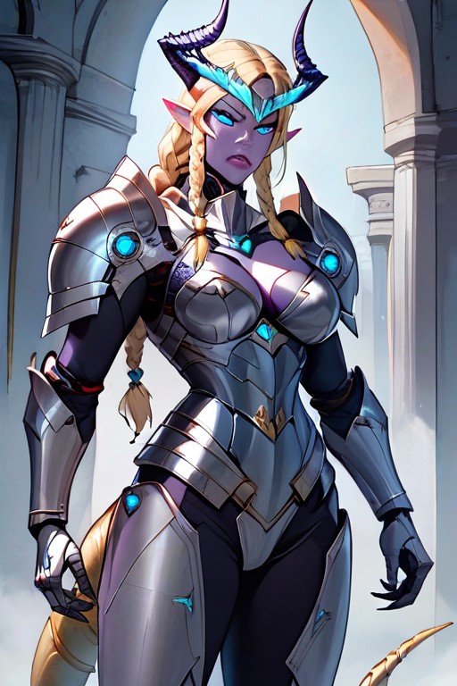 Alien Female, Armored Corset, Four Arms Hentai AI Porn