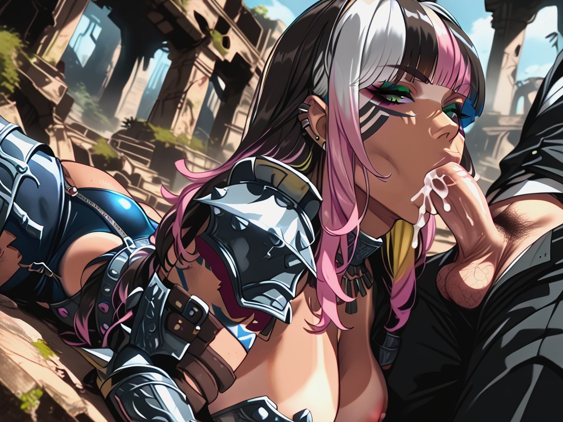 Cum In Mouth, Tan Lines, Corset Hentai AI Porn