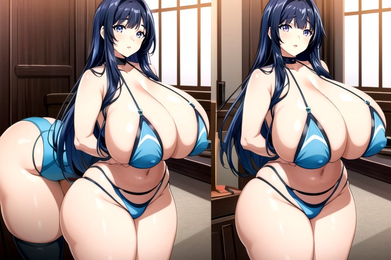 Hyper Fat Thick Curvy Fuller Figured Asian American College Woman, Hyper Ultra Mega Fat Ass, Gothic Hentai IA