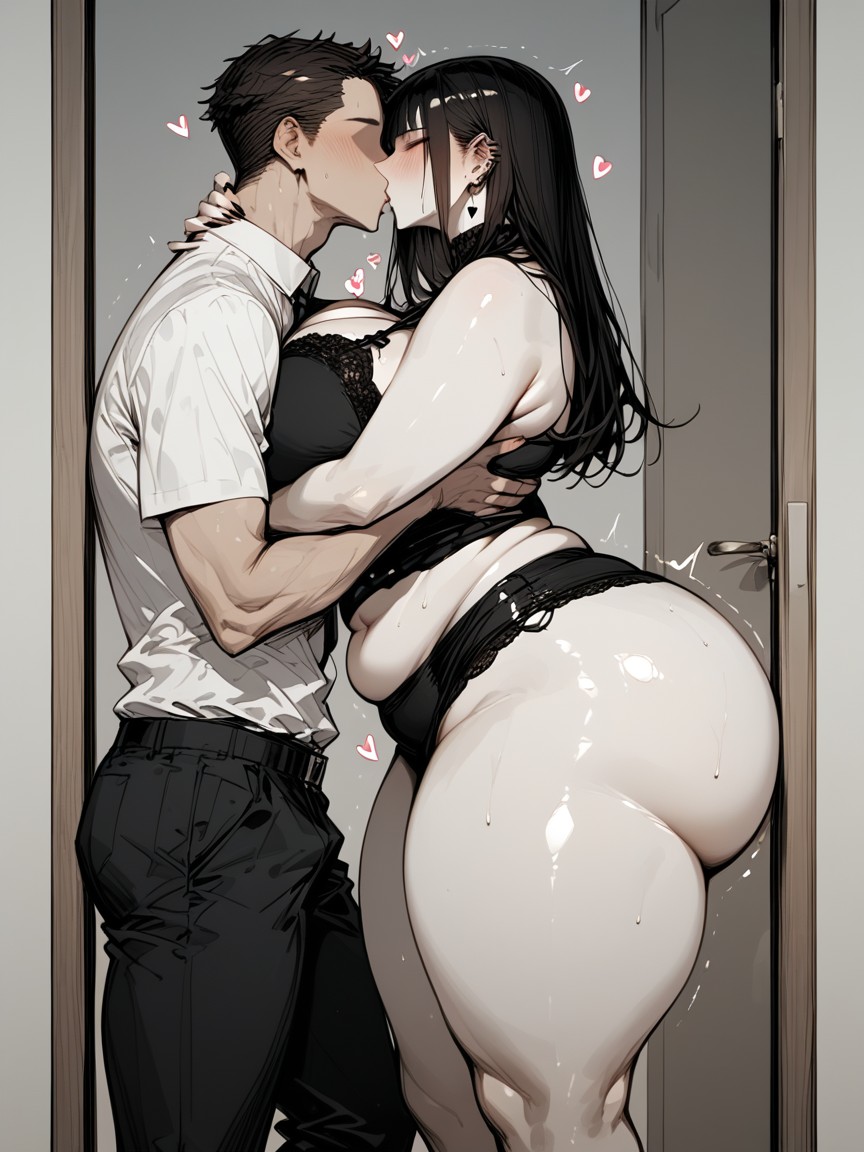 Curvy Female, Ntred, Massive Breast Hentai AI Porn
