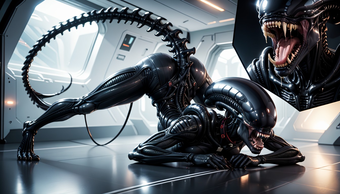 Side View, 18+, Spaceship Furry AI Porn