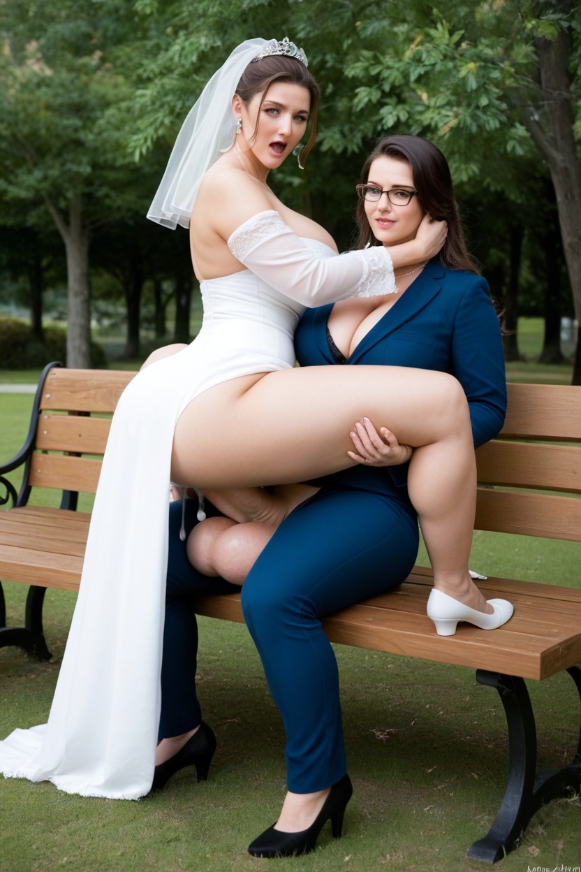 Looking At Viewer, Futa On Female, Futa Fucking Female Porno IA transsexuelle