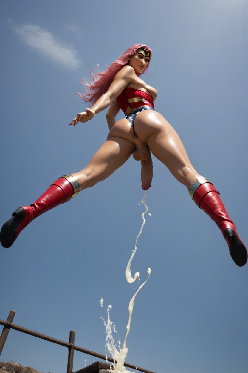 Low Hanging, Plump Ass And A Clean, Long Pink Hair Porno IA transsexuelle