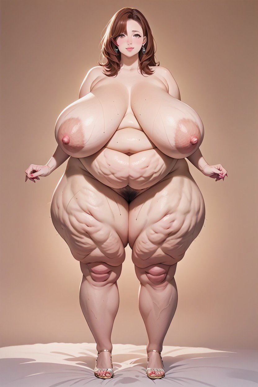 Hyper Flabby Belly, Breasts Exposed, Brood Step Mother Belly Porno IA BBW