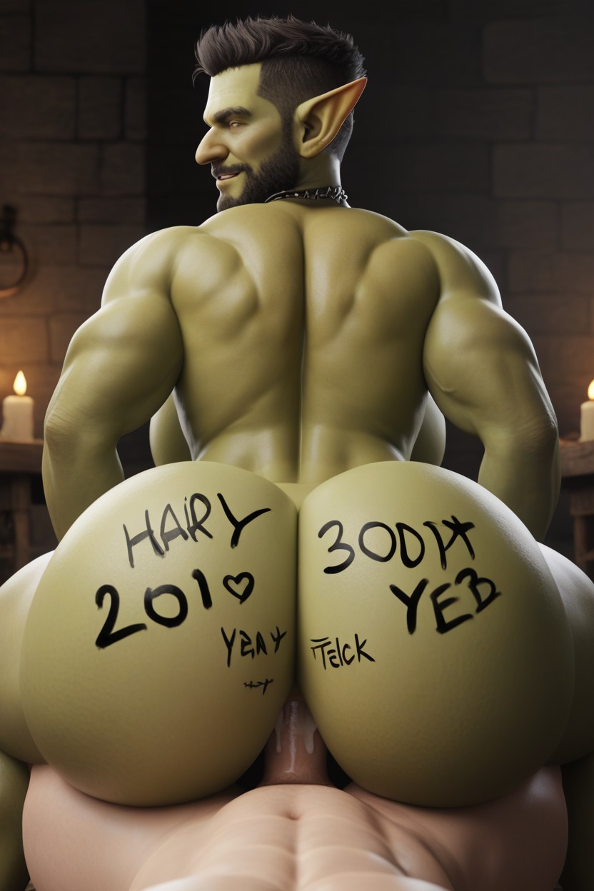 En Forme, Vue Arrière, His Mulching Mashers Porno IA Gay