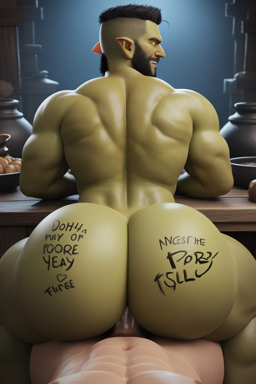 Insane Pleasure Of Milking Causes Fatal Orgasm, Goblin Bottom Riding Human Top, Riding Porno IA Gay