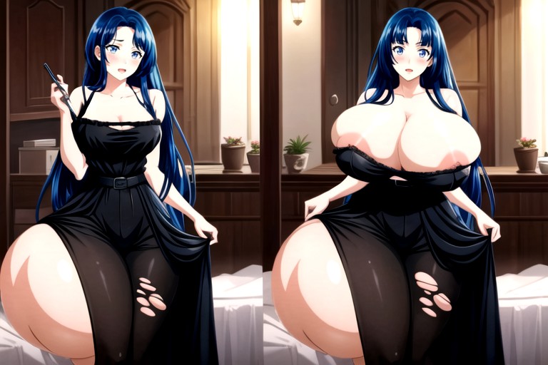 Gothic, Hyper Fat Ass Expansion, Ssbbw Hentai AI Porn