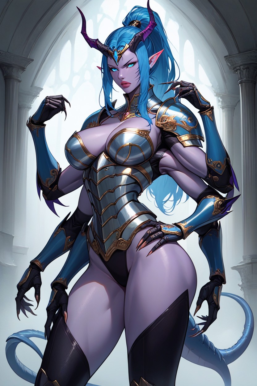 Beautiful God Like Face, In Armor, Ultra Detailed Face Hentai AI Porn