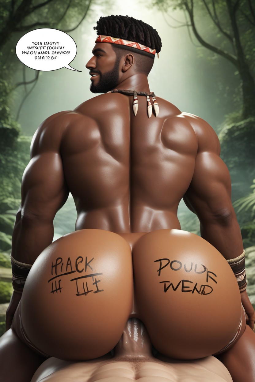 Extrêmement Lourd En Bas, Bottom In Control, Rounded Ass Porno IA Gay