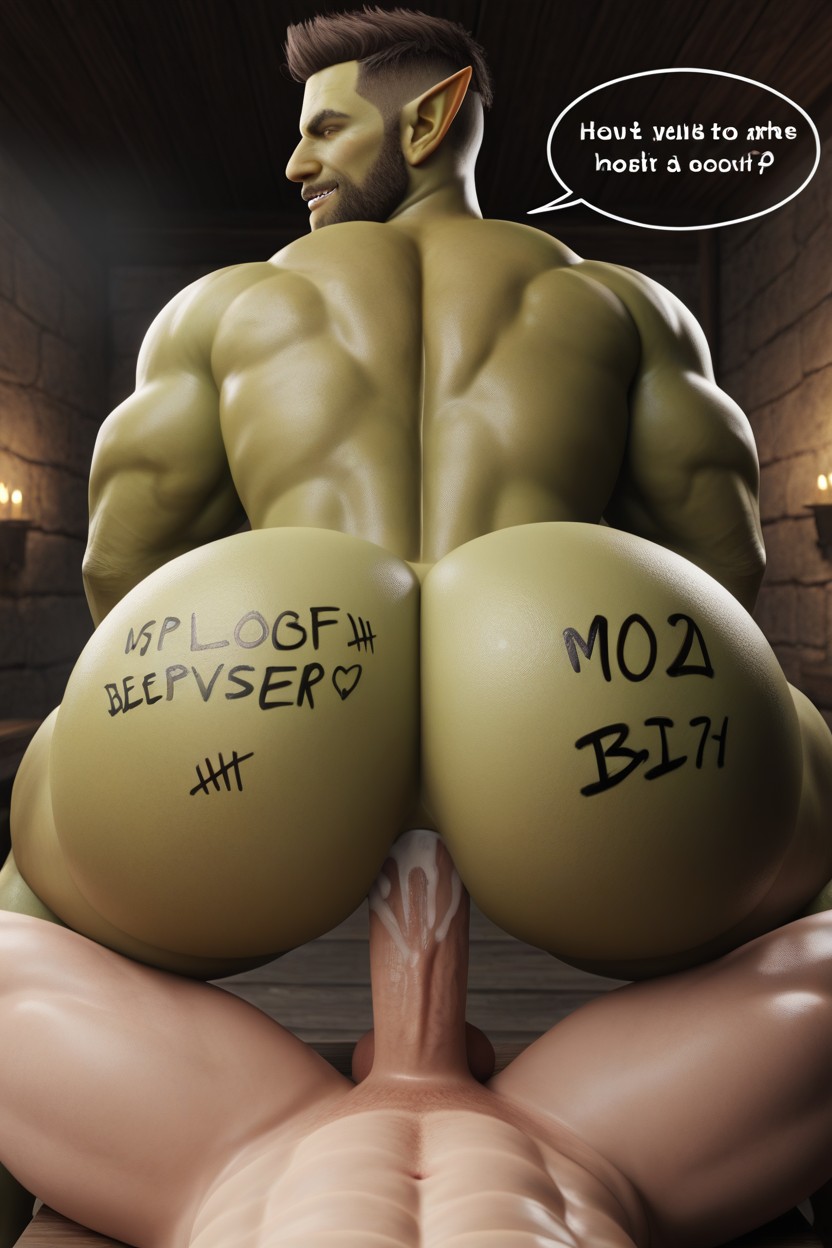 Dialogue Is Bottom Taunting Top About How His Hole Is Getting Ready To Kill Him, Expression Suffisante, Goblin Bottom Porno IA Gay