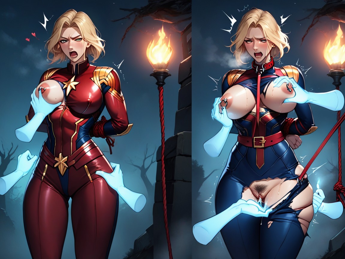 Puffy Areolas, Horny, Comic Book Story AI Porn