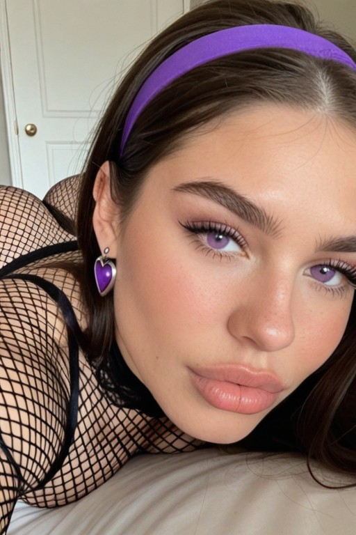 Blue Eyeshadow, Looking At Viewer, Round Butt AI Porn