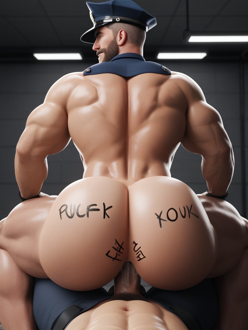 능글맞은 표정, Bottom Is Powerful, His Perp Pulverizer 게이 AI 포르노
