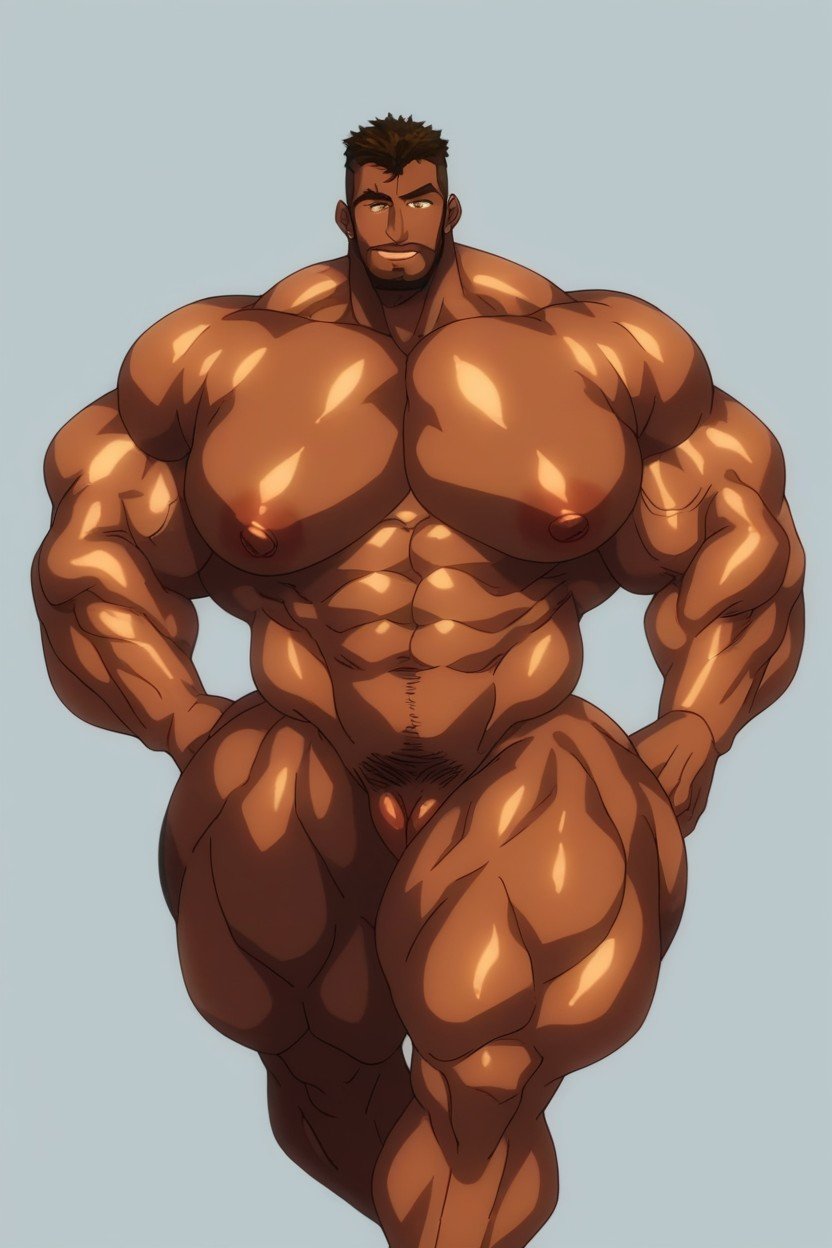 Vagina, Man Pussy, Hyper Pecs AI Gay Porn