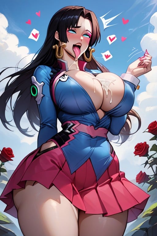 Fully Clothed, Standing, Perfect Figure Body AI Porn