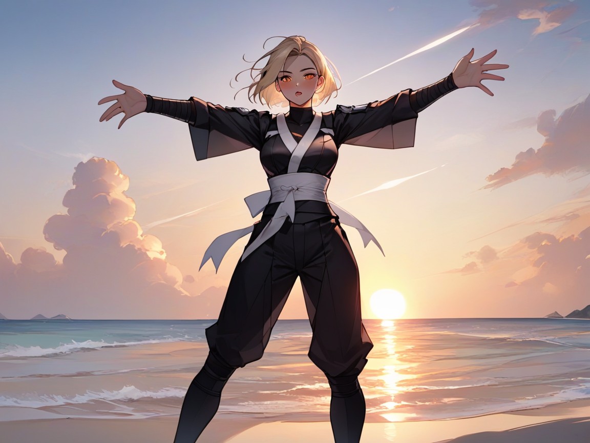 Full Body, Blonde Hair, 18+ Hentai AI Porn