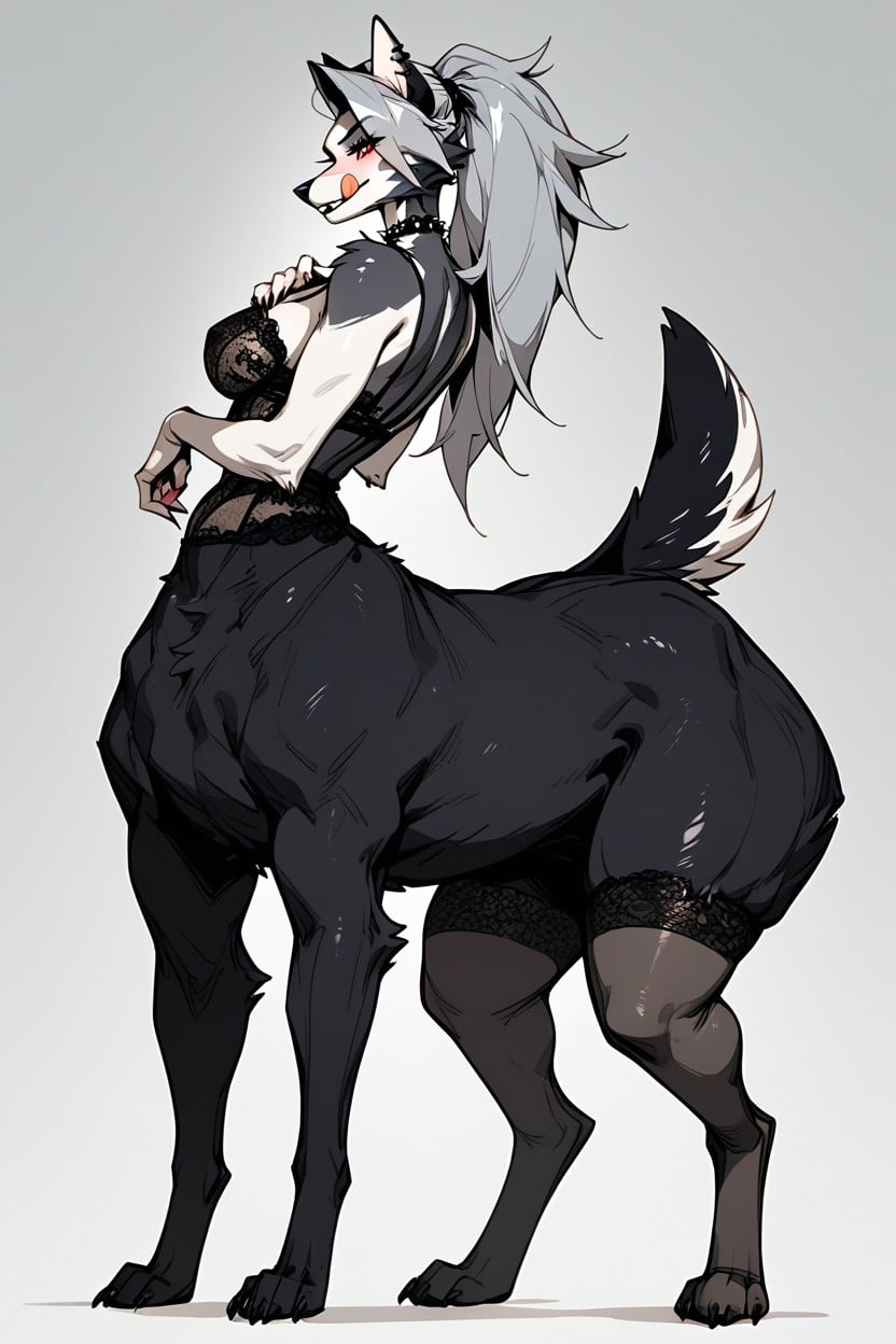 In A, Dripping Pussy, Bedroom Furry AI Porn