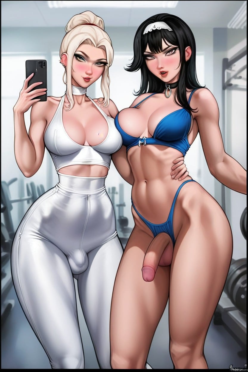 Wholesome, Style Glasses, Bottom Up Shemale AI Porn