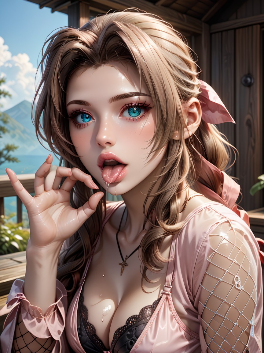 Natural Tones, Detailed Face, Fellatio Gesture Hentai AI Porn