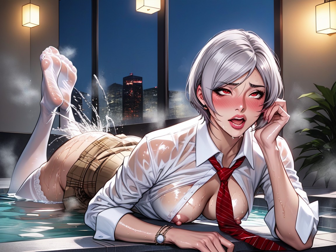 Blushing, 18+, Wide Angle Hentai AI Porn
