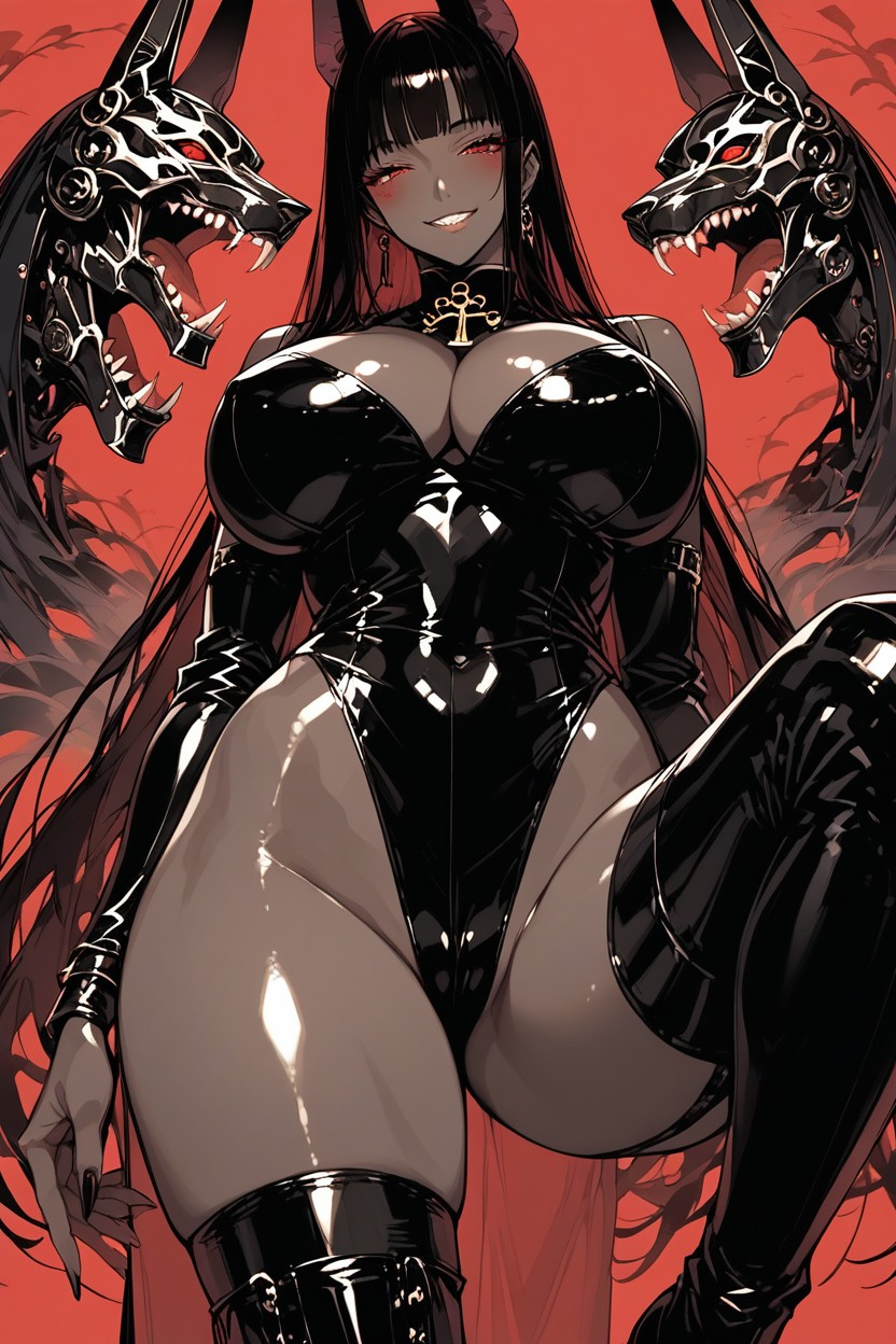 Dark Brown Skin, Looking At Viewer, Beautiful Face Hentai AI Porn