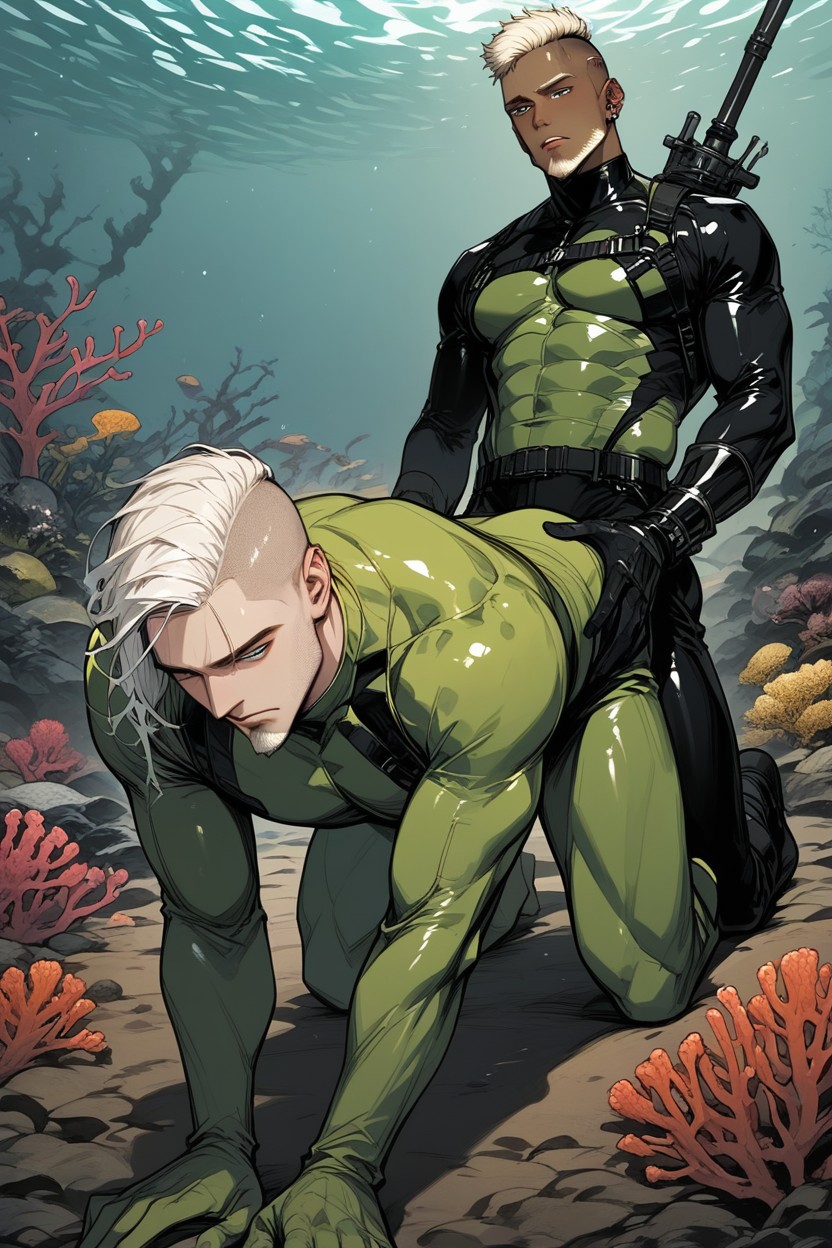 Athletic Body, 18+, Muscle Definition AI Gay Porn